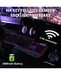 Wireless Gaming Keyboard And Mouse