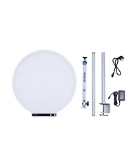 amaran Verge Max 22" 60W Bi-Color Circular Led Light Panel, White, with Base Stand
