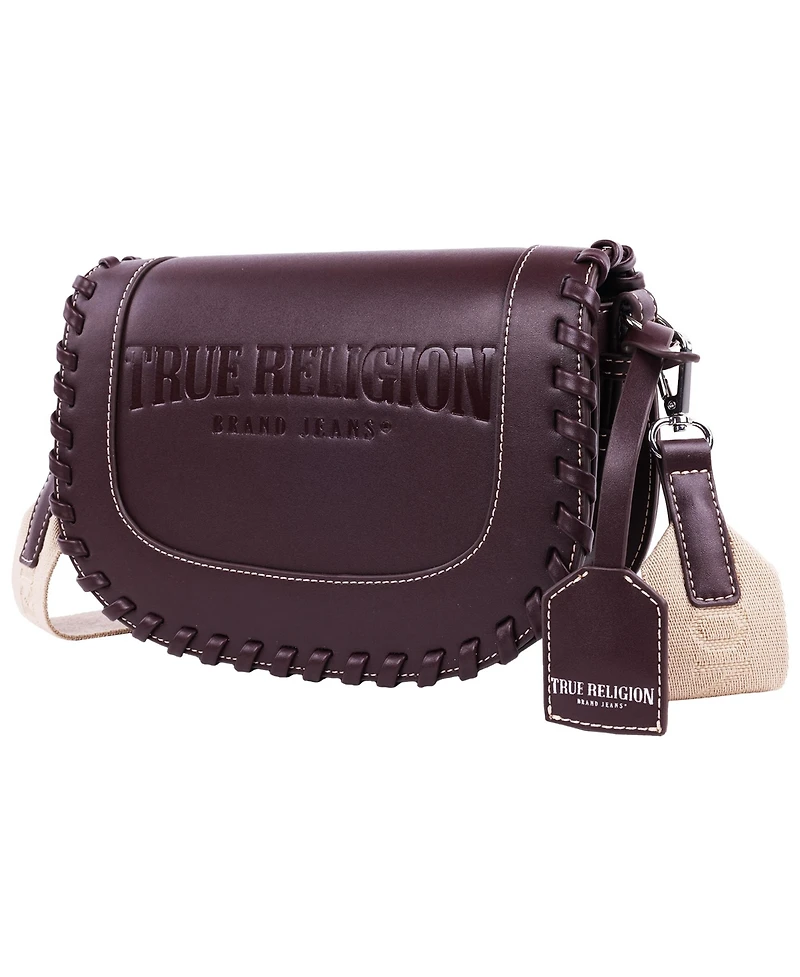 True Religion Whip Stitch Saddle Bag