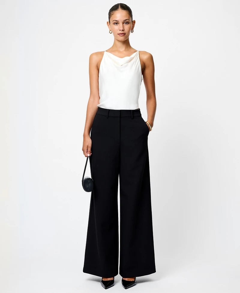 Fcuk Women's Azra Twill Wide Leg Pants