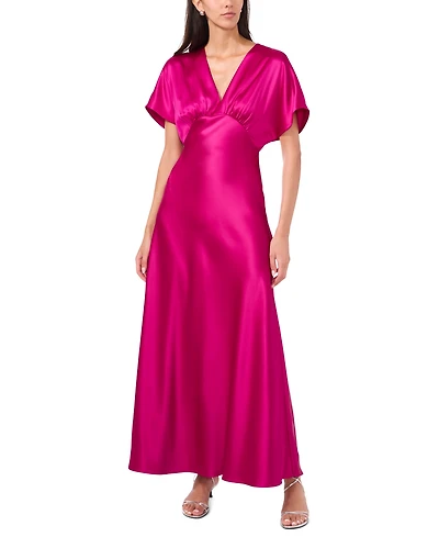 CeCe Women's V-Neck Dolman Sleeve Maxi Dress