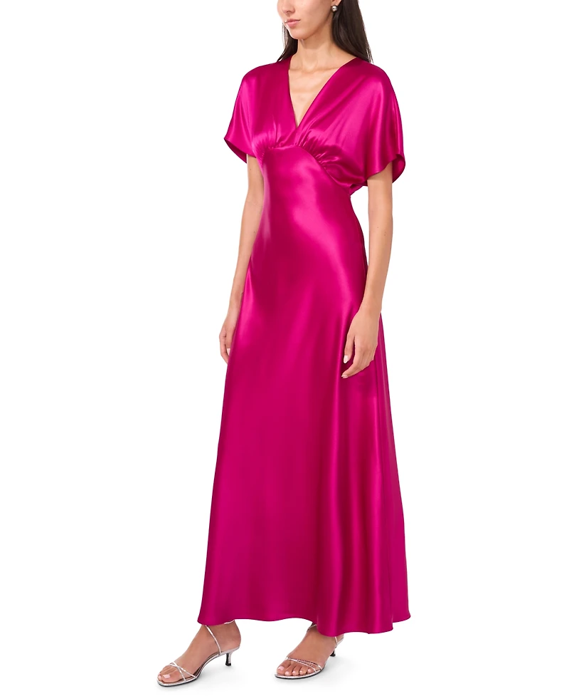 CeCe Women's V-Neck Dolman Sleeve Maxi Dress
