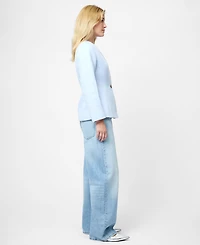 Fcuk Women's Textured Long Sleeves Jacket
