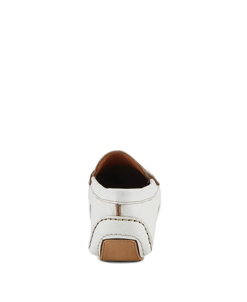 Spring Step Audette Leather Moccasins with Removable Insole and Penny Keeper