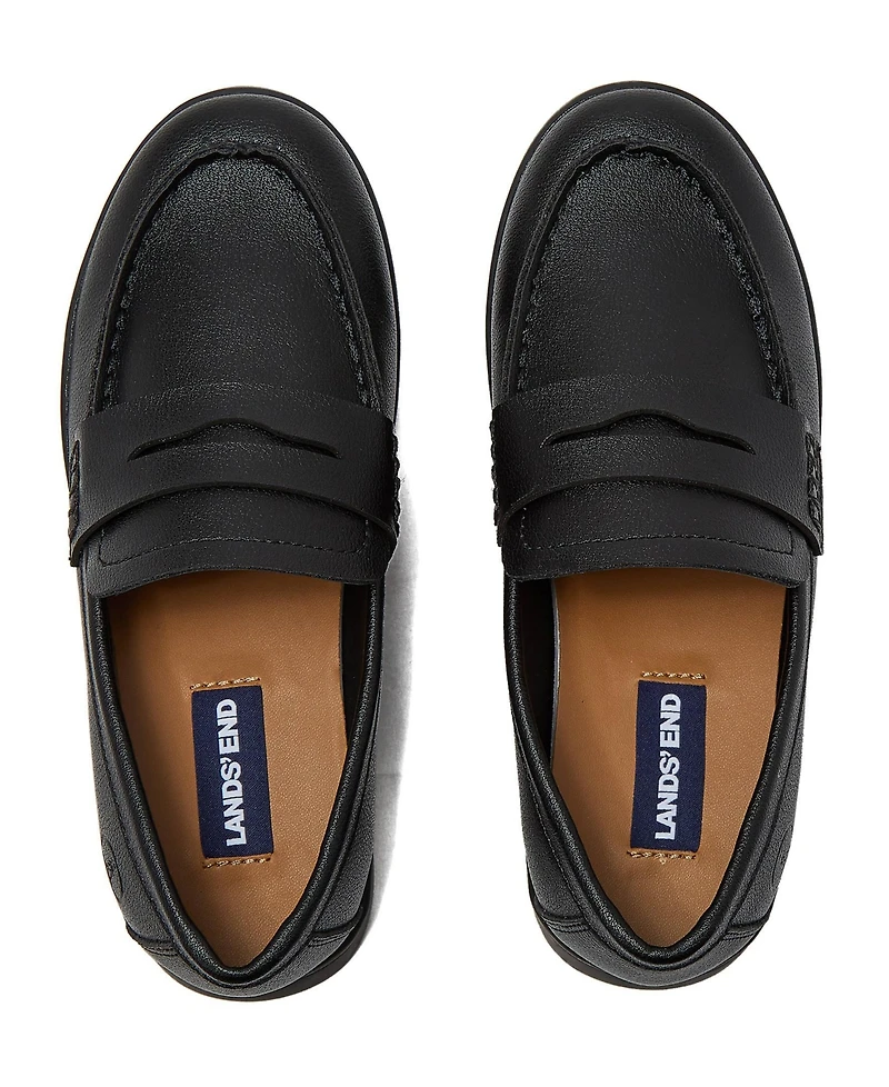 Lands' End Little Girls Slip On Everyday Penny Loafers
