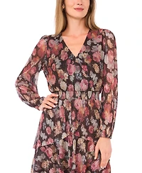Vince Camuto Women's Ruffle Midi Dress