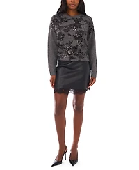 Vince Camuto Women's Sequin Long Sleeves Sweater