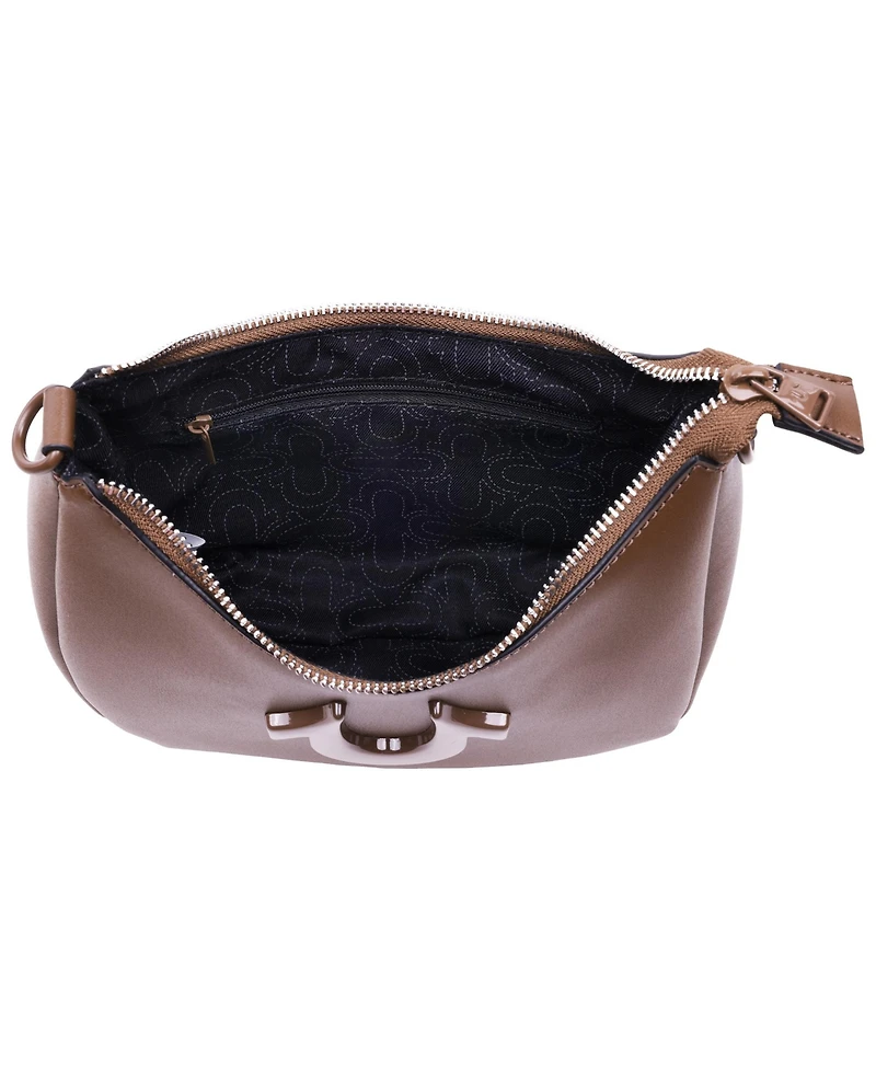 True Religion Logo Strap Crescent Hobo