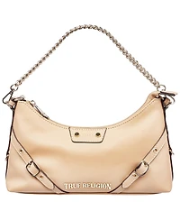 True Religion Smooth Pu Belted Shoulder Bag