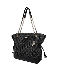 True Religion Cinch Side Soft Logo Tote