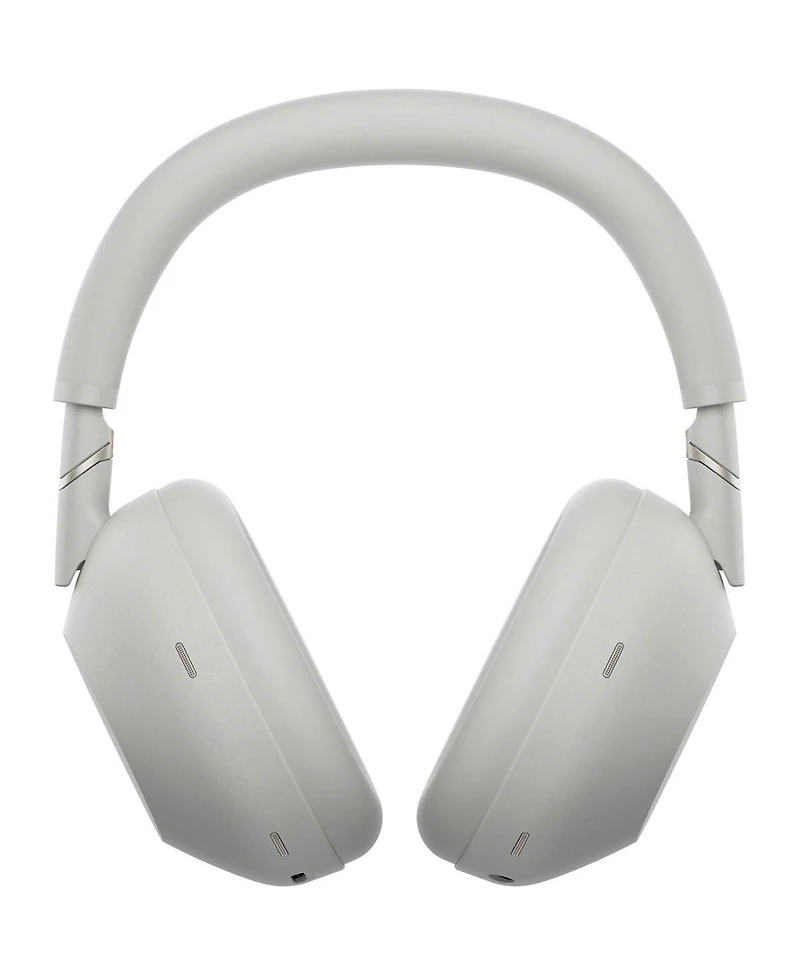 Sony Wh-1000XM6 Wireless Noise Canceling Closed Back Over-Ear Headphones, Platinum Silver + Power Bank + 20W 2-Port Usb Wall Charger