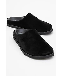 Forever & Always Shoes Space Leather Slide Sandal (Women)