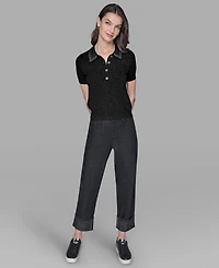 Karl Lagerfeld Paris Women's Embellished Collar Sweater