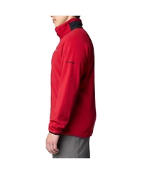 Columbia Men's Cardinal Arkansas Razorbacks Flanker Iv Fleece Raglan Full-Zip Jacket