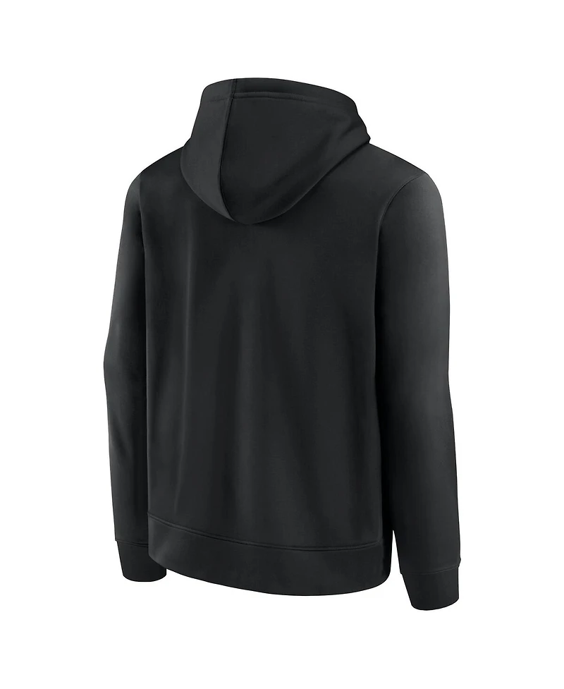 Fanatics Men's Black Tennessee Volunteers Blackout Pullover Hoodie