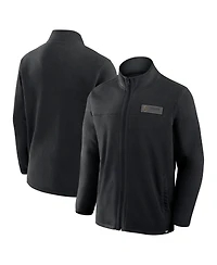 Fanatics Men's Black Vegas Golden Knights Home Ice Fleece Full-Zip Jacket