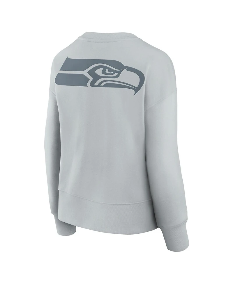 Fanatics Women's Gray Seattle Seahawks Elements Pullover Sweatshirt