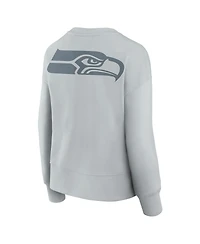 Fanatics Women's Gray Seattle Seahawks Elements Pullover Sweatshirt