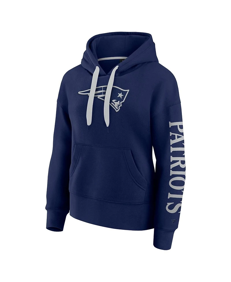 Fanatics Women's Navy New England Patriots Elements Next Pullover Hoodie