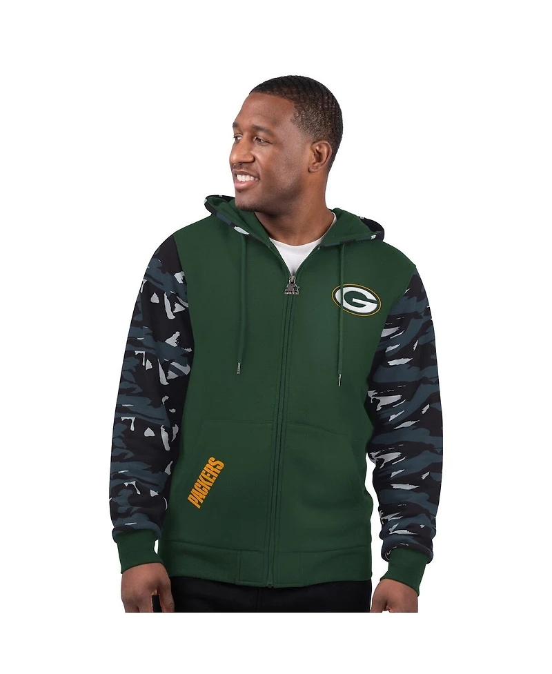 Starter Men's Green Bay Packers Thursday Night Gridiron Full-Zip Hoodie
