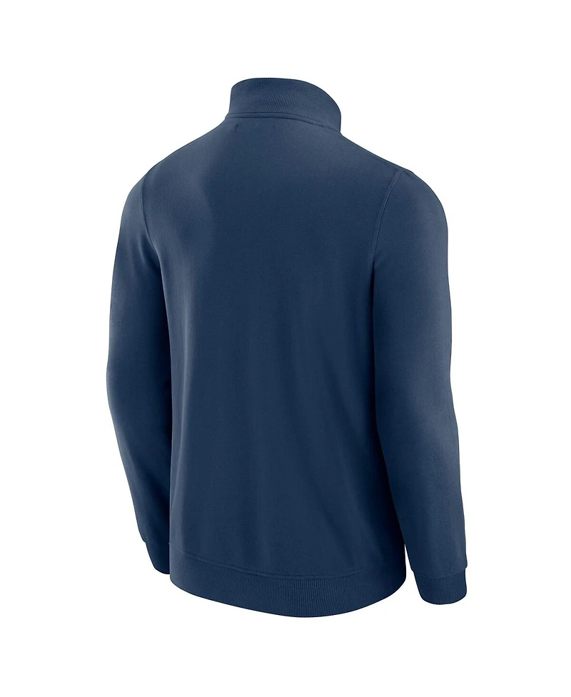 J. Palmer Men's Navy New England Patriots QB1 Full-Zip Sweatshirt