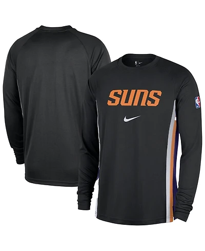 Nike Men's Black Phoenix Suns 2025/26 Authentic Pre-Game Legend Dri-fit Long Sleeve Shooting Shirt