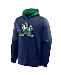 Fanatics Men's Navy Notre Dame Fighting Irish Quad Defender Pullover Hoodie