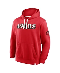 Fanatics Men's Scarlet San Francisco 49ers New Horizons Heritage Pullover Hoodie