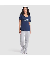 Nike Women's College Navy Seattle Seahawks 2025 Rivalries Collection Slub Dri-fit T-Shirt