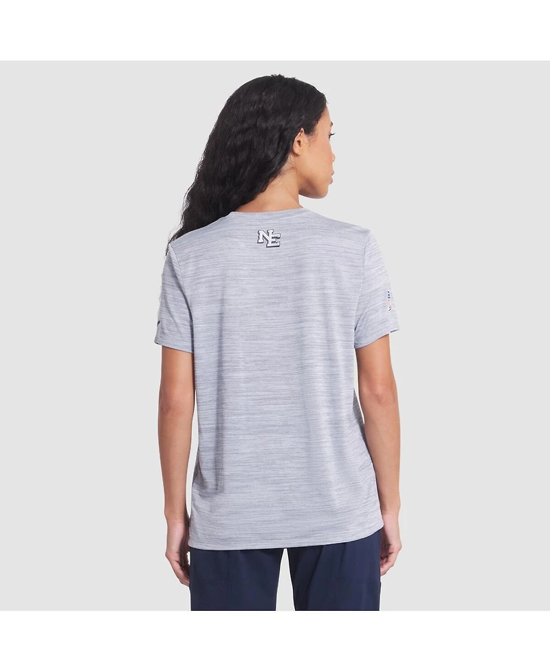 Nike Women's Silver New England Patriots 2025 Rivalries Collection Sideline Velocity Dri-fit T-Shirt