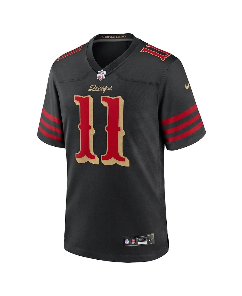 Nike Men's Brandon Aiyuk Black San Francisco 49ers 2025 Rivalries Collection Game Jersey