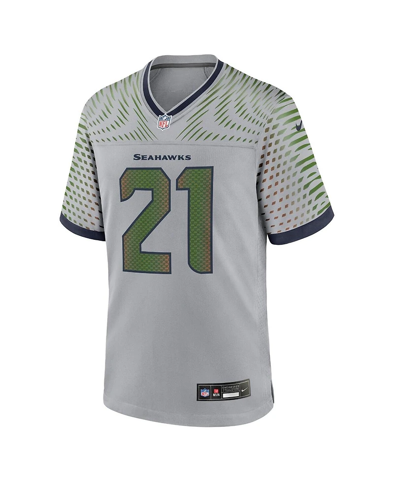 Nike Men's Devon Witherspoon Wolf Gray Seattle Seahawks 2025 Rivalries Collection Game Jersey