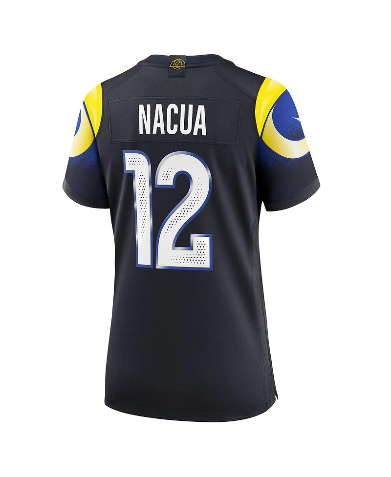 Nike Women's Puka Nacua Midnight Blue Los Angeles Rams 2025 Rivalries Collection Game Jersey