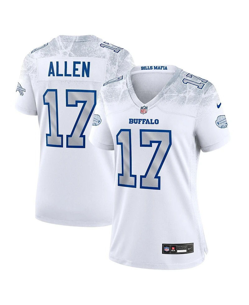 Nike Women's Josh Allen White Buffalo Bills 2025 Rivalries Collection Game Jersey