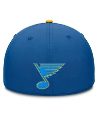 Fanatics Men's Blue/Gold St. Louis Blues Authentic Pro Rink Team Code Flex Hat