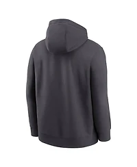 Nike Men's Anthracite Oregon Ducks Shoe Duck Club Fleece Hoodie