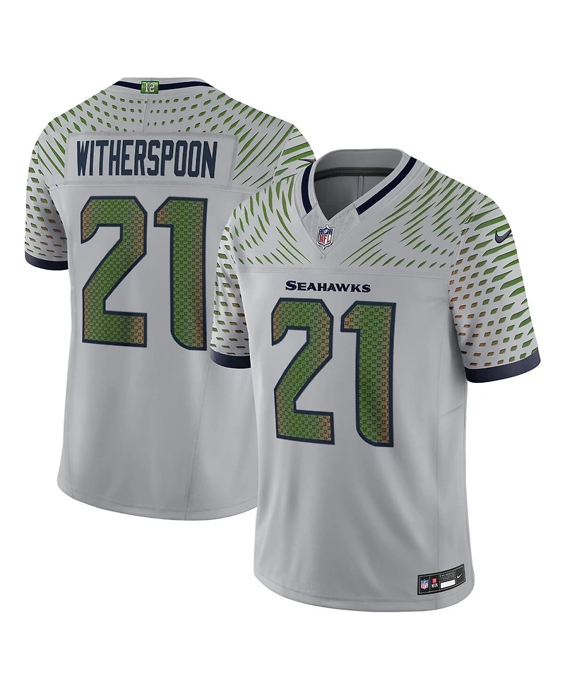 Nike Men's Devon Witherspoon Wolf Gray Seattle Seahawks 2025 Rivalries Collection Limited Jersey