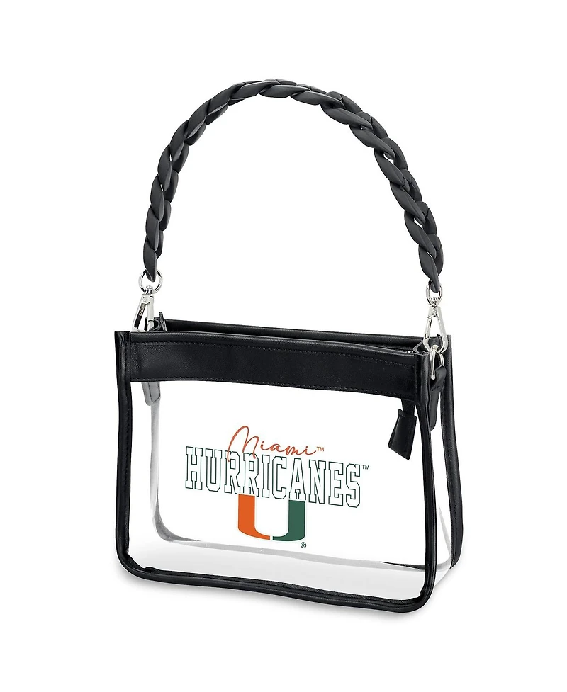 Wear by Erin Andrews Miami Hurricanes Plastic Chain Mini Crossbody