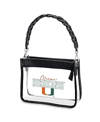 Wear by Erin Andrews Miami Hurricanes Plastic Chain Mini Crossbody
