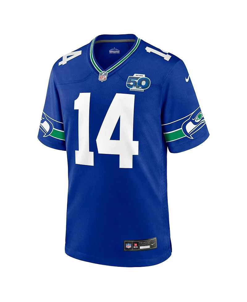Nike Men's Sam Darnold Royal Seattle Seahawks Alternate 50th Season Game Jersey