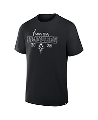 Fanatics Men's and Women's Black Las Vegas Aces 2025 Wnba Playoffs T-Shirt