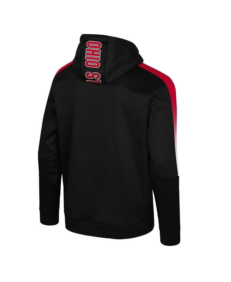 Colosseum Men's Black Ohio State Buckeyes the Gang Blackout Hoodie