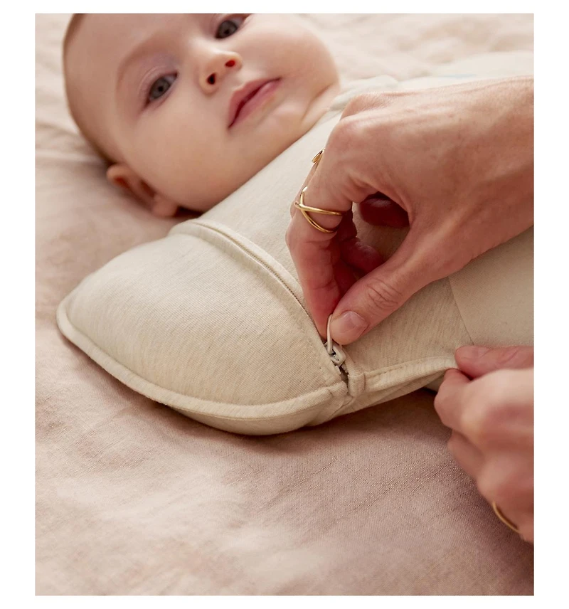 Love To Dream Baby Transition Bag Sleep Sack - Cotton Fleece 1.5 Tog Olive Large (19-24lbs)