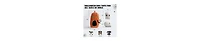 Nocciola 4 Packs Dog Toys, Spooky Pumpkin Burrow with 3 Squeaky Skulls,Hide and Seek Dog Toys