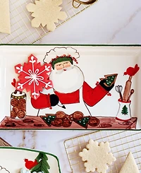 Vietri Old St. Nick 2025 Limited Edition Rectangular Platter