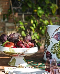 Vietri Fico Pedestal Bowl