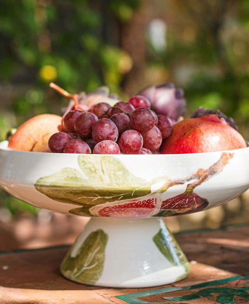 Vietri Fico Pedestal Bowl