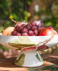 Vietri Fico Pedestal Bowl