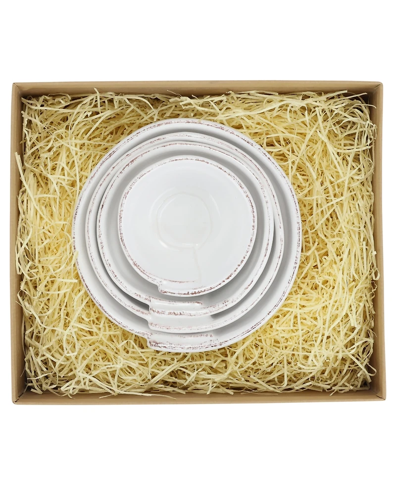 Vietri Lastra Holiday Assorted Prepping Bowls, Set of 4