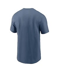 Nike Men's Storm Blue New England Patriots 2025 Rivalries Collection Essential T-Shirt